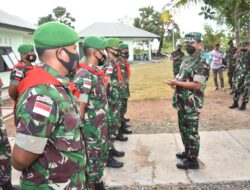 Kunjungi Satgas Pengamanan Pulau Terluar, Kasdam: Prajurit TNI Penjaga Pulau Terluar Perbatasan NKRI Hadir Pembawa Solusi