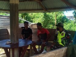 Babinsa 1511-01/Tiakur, Komsos Bersama Para Pemuda Di Wilayah Binaan