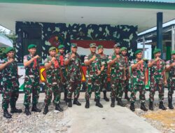 Komandan Satgas kodim Pam Puter 1511/Pulau Moa, Lakukan Kunker di Wilayah Pos Pam Puter Pulau Wetar