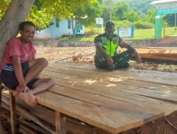 Peduli Dengan Keamanan Dan Ketertiban Lingkungan Desa, Babinsa Komsos Dengan Warga