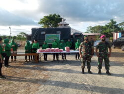 Kodim 1511/Pulau Moa Gandeng TNI AL dan TNI AU, Berbagi Kasih Ta’jil Di Bulan Ramadhan,