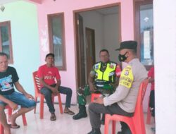 Selalu Kompak, Babinsa Dan Bhabinkamtibmas Komsos Dengan Warga Binaan