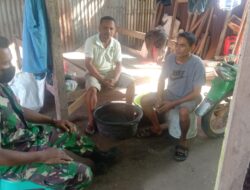 Babinsa Koramil 06/Wetar, Sambangi Warga Binaan Lakukan Komsos