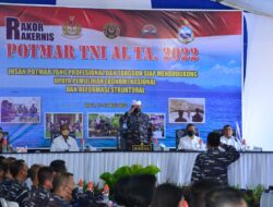 DANLANTAMAL IX HADIRI RAKOR DAN RAKERNIS POTMAR TNI AL TAHUN 2022