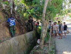 Hari Kedua Kegiatan TMMD Ke 113, Dandim 1504/Ambon Kunjungi Lokasi Kegiatan