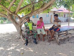 Babinsa 1511-01/Tiakur, Giat Komsos Bersama Warga Binaan