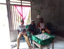 Melalui Komsos, Babinsa-06/Wetar Ajak Warga Binaan Jaga Kamtibmas