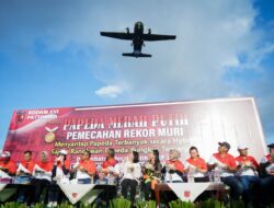 Kodam Pattimura Pecahkan Rekor Dunia Muri Makan Papeda Terpanjang dan Terbanyak di JMP Ambon