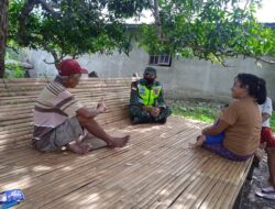 Babinsa Jalin Komsos Dengan Warga Binaan