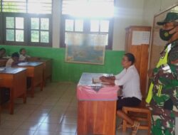 Peduli Dengan Generasi Penerus Bangsa, Babinsa Berikan Materi Wasbang Kepada Murid SD