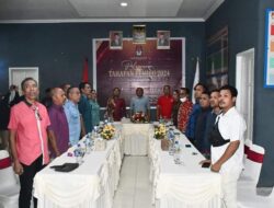 Wabup MBD, Hadiri Acara Nobar Peluncuran Pentahapan Pemilu Tahun 2024