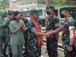 Pengarahan Pangdam di Yonif 734/SNS : Jadilah Prajurit Tangguh dan Petarung Handal