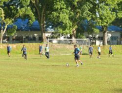 SEPAK BOLA PERERAT KERJASAMA ANTAR PRAJURIT LANTAMAL IX