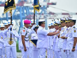 KOMANDAN LANTAMAL IX AMBON MENGHADIRI SERTIJAB PANGKOARMADA II DI PONDOK DAYUNG JAKARTA