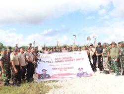 Sambut HUT Bhayangkara Ke-76, Polres MBD Gelar Apel Gabungan Dalam Melaksanaka Bhakti Sosial