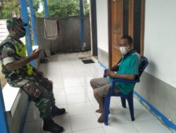 Tumbuhkan Kekompakan Serta Kemanunggalan, Babinsa Giat Komsos Bersama Warga
