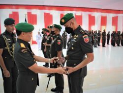 Danrem 151/Binaiya, Pimpin Upacara Sertijab Dandim Namlea dan Pulau Moa.