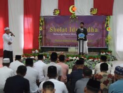 Korem 151/Binaiya Gelar Sholat Idul Adha.