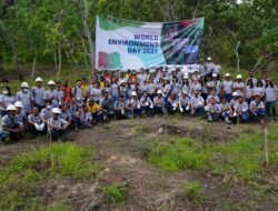 Dalam Rangka Hari Lingkungan Hidup Sedunia, Karyawan BKP-BTR Lakukan Aksi Tanam Pohon