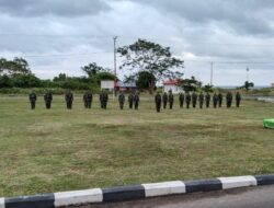 Perdana Dandim Letkol Inf Galih Perkasa, Pimpin Upacara Bendera Mingguan