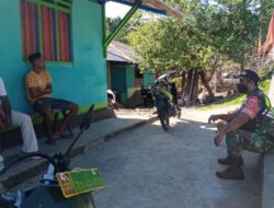 Babinsa Desa Hila, Giat Komsos Dengan Warga Binaan