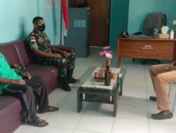 Babinsa Serda Y. Waliana, Giat Komsos Dengan Camat Pulau Masela