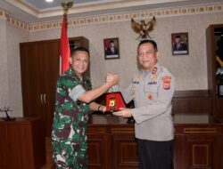 Awal Jabat Pangdam, Mayjen Ruruh Silaturahmi dengan Kapolda Maluku
