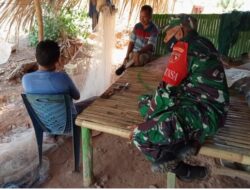 Sambangi Warga Binaan, Babinsa-06/Wetar Laksanakan Komsos