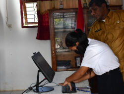 Plt Kadis Pendidikan MBD, Resmi Buka Kegiatan Asesmen Nasional berbasis komputer jenjang SMP