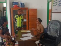 Babinsa Koramil 1511-01/Tiakur, Dampingi Kegiatan TNI Manunggal Bangga Kencana Kesehatan Terpadu Tahun 2022