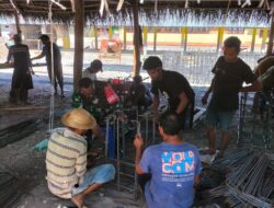 Jalin Keakraban, Babinsa Komsos Dengan Warga Desa Binaan