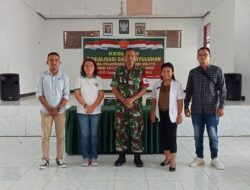 Tim Satgas TMMD Gelar Sosialisasi Dan Penyuluhan Stanting Dan Covid-19 Bagi Ibu-Ibu Di Pulau Kisar
