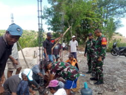 Dansatgas TMMD, Tinjau Lokasi Titik Sasaran Di Dua Desa