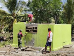Satgas Bersama Warga, Tuntaskan Bak Air Di Dusun Putihair Barat Dan Jalan Rabat Di Dusun Oiraram 100 Persen