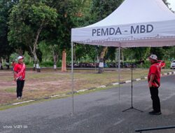 Bupati Noach, Pimpin Upacara Pelepasan Kontingen Atlit Popmal IV MBD Ke Ambon