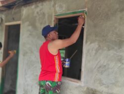 Serka Manuata Bersama Personil Koramil-05/Wonreli Dan Warga Sukseskan Program Kasad