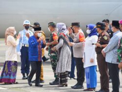 SEBELUM KUNKER KE PAPUA, WAPRES MA’RUF AMIN TRANSIT DI AMBON