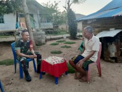 Bagun Kedekatan Dengan Warga Binaan, Babinsa Rutin Giat Komsos
