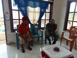 Rutin Lakukan Komsos, Babinsa Turun Ke Rumah Warga Binaan