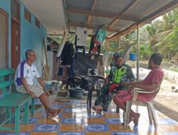 Babinsa Desa Lurang, Giat Lakukan Komsos Bersama Warga Binaan