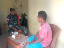 Keakraban Babinsa-01/Tiakur Dan Warganya,Tumbuhkan Kekompakan Serta Kemanunggalan