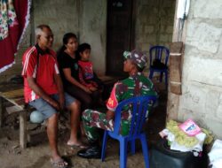 Lewat Komsos, Babinsa Ingatkan Warga Waspada Terhadap Cuaca Buruk