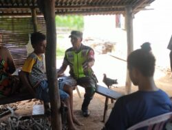 Babinsa Giat Komsos, Ciptakan Interaksi Yang Baik Dengan Warga Binaan