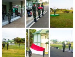Kodim 1511/P.Moa, Gelar Upacara Bendera 17-an Bulan Pertama Tahun 2023
