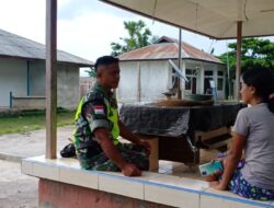 Perkuat Kedekatan Dengan Rakyat, Babinsa Laksanakan Komsos
