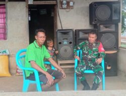 Babinsa Giat Komsos, Ajak Warga Binaan jaga kebersiahan Lingkingan