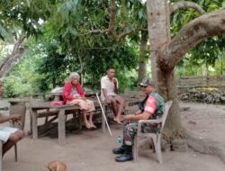 Melalui Komunikasi Sosial, Babinsa Mempererat Kekompakan TNI Bersama Rakyat