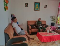 Tumbuhkan Keakraban Babinsa-02/Masela, Laksanakan Komsos dengan Warga Binaan