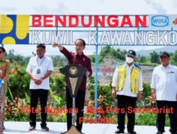 Presiden Jokowi Resmikan Bendungan Kuwil Kawangkoan di Kabupaten Minahasa Utara