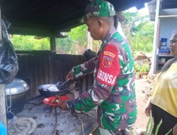 Koramil 1511-01/Tiakur, Laksanakan Program Babinsa Masuk Dapur